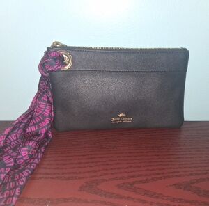 Juicy Couture Pouch With Silk Scarf